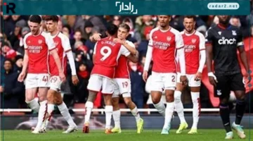 موعد مباراة أرسنال وكريستال بالاس في الدوري الإنجليزي والقنوات الناقلة